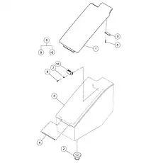 LOCK PLATE - Блок «FRIDGE 27C0832_000_00»  (номер на схеме: 9)