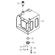 O-RING 139.07×5.33 - Блок «FUEL TANK 21C0891_000_00»  (номер на схеме: 3)