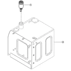 TANK COVER ASSEMBLY 104.5MM - Блок «FUEL TANK 21C1118_000_00»  (номер на схеме: 1)