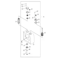 SUCTION STRAINER - Блок «HYDRAULIC OIL TANK 21C0908_000_00»  (номер на схеме: 17)