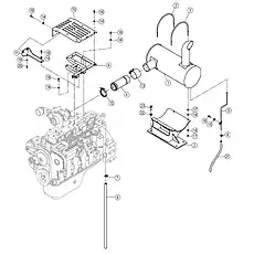 BOLT M8×20-8.8-DK - Блок «INTAKE AND EXHAUST SYSTEM 40C7006_000_01»  (номер на схеме: 20)