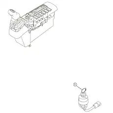 KEY - Блок «KEY SWITCH 34B1331_000_00»  (номер на схеме: 1)