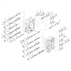 SPRING COVER - Блок «MAIN CONTROL VALVE 12C4117_000_00»  (номер на схеме: 202)