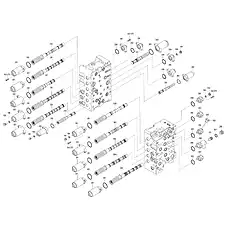 PLUG - Блок «MAIN CONTROL VALVE 12C5502_000_00»  (номер на схеме: 258)