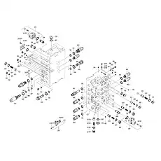 THROTTLE VALVE - Блок «MAIN CONTROL VALVE 12C5502_000_01»  (номер на схеме: 156)