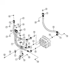 SCREW M12×45-10.9-DK - Блок «MAIN HYDRAULIC SYSTEM 15Y0475_001_04»  (номер на схеме: 17)