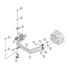 SCREW M10×30-10.9-DK - Блок «MAIN HYDRAULIC SYSTEM 15Y0690_000_01»  (номер на схеме: 10)