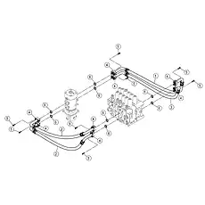 SCREW M10×30-10.9-DK - Блок «MAIN HYDRAULIC SYSTEM 15Y0690_000_02»  (номер на схеме: 5)