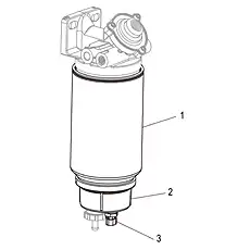 FUEL FILTER ELEMENT - Блок «OIL-WATER SEPARATOR 40C3253_000_00»  (номер на схеме: 1)