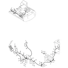 O-RING OR10×1.5 - Блок «PILOT HYDRAULIC SYSTEM 12Y0156_000_00»  (номер на схеме: 3)