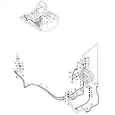 CONNECTOR - Блок «PILOT HYDRAULIC SYSTEM 12Y0156_000_03»  (номер на схеме: 16)