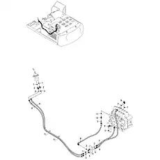 CONNECTOR - Блок «PILOT HYDRAULIC SYSTEM 12Y0156_000_04»  (номер на схеме: 10)