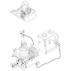 CONNECTOR - Блок «PILOT HYDRAULIC SYSTEM 12Y0156_000_09»  (номер на схеме: 15)