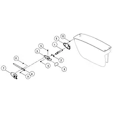 SCREW - Блок «PILOT SHUTOFF LEVER 34C2673_000_00»  (номер на схеме: 9)