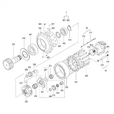 SUN GEAR - Блок «REDUCTION GEAR 42C1788_001_00»  (номер на схеме: 204)