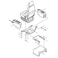 BRACKET - Блок «SEAT ASSEMBLY 47C3121_001_00»  (номер на схеме: 6)