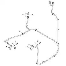 BOLT M8×12-8.8-DK - Блок «SEAT WIRING ASSEMBLY 49C1194_000_00»  (номер на схеме: 2)