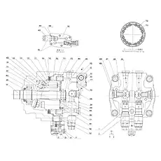 BAFFLE - Блок «SWING MOTOR 11C1609_000_00»  (номер на схеме: 743)