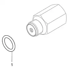 O-RING 13.8×2.4 - Блок «THROTTLING VALVE»  (номер на схеме: 1)