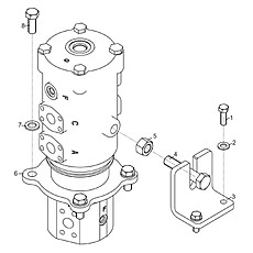 TRAVEL HYDRAULIC SYSTEM 13Y0073_002_00