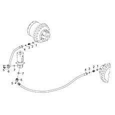 TRAVEL HYDRAULIC SYSTEM 13Y0073_002_02