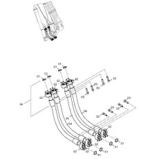 WORK IMPLEMENT LINES ASSEMBLY 11Y0043_003_00