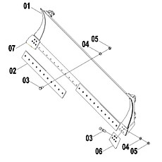 BLADE ASSEMBLY (1) 32E1600