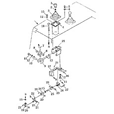 BLADE CONTROL LEVER (STRAIGHT BLADE) (1) 32E0780