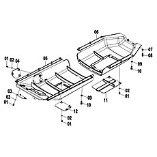 BOTTOM GUARD ASSEMBLY 42E0017