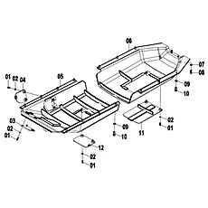 BOTTOM GUARD ASSEMBLY (SWAMP) 42E0019