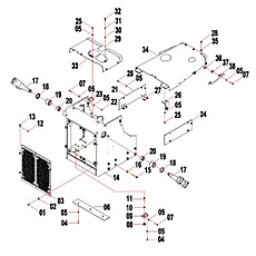 ENGINE HOOD ASSEMBLY (SPECIAL FOR SHANG CHAI) 44E0504