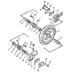 IDLER ASSEMBLY (4) 33E0076