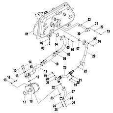 PUMP LINES (ANGLE BLADE WITH WINCH) 00C2517