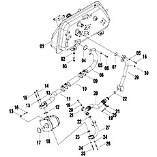 PUMP LINES (WITH RIPPER CONTROL) 00C1164