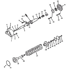 RECOIL SPRING (3) 33E0076