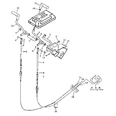 STEERING CONTROL LEVER (1) 20E0270 000