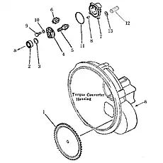 O-RING - Блок «TORQUE CONVERTER (2) 02E0049»  (номер на схеме: 11)