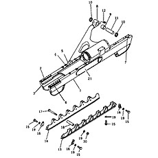 TRACK FRAME ASSEMBLY (1) 33E0076