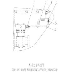Coolant Lines for Engine Application Group D24B-000-42+C