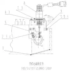 SPRING WASHER  (GB/T93-6) - Блок «Fuel Shutoff Solenoid Group D59-000-42+C»  (номер на схеме: 3)