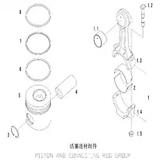 RING RETAINER FOR HOLE (TYPE A) (GB/T893.1-45) - Блок «Piston and Connecting Rod Group D05-000-30+A»  (номер на схеме: 3)