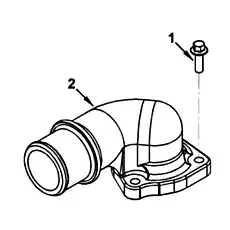 Винт / Screw, Hex Flange Head Cap (M6X 1.00X20) - Блок «Выходное подключение воды»  (номер на схеме: 1)