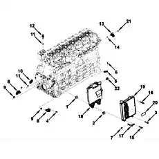 Кольцевое уплотнение / Ring seal - Блок «Модуль, Электронный контроль»  (номер на схеме: 14)