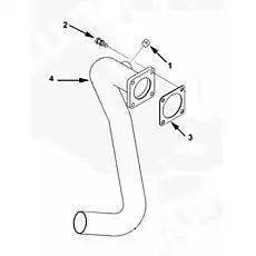PLUG PIPE - Блок «MTG & входящее соединение воды»  (номер на схеме: 1)