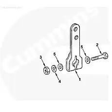 WASHER LOCK - Блок «Рычаг управления дроссельной заслонкой»  (номер на схеме: 4)