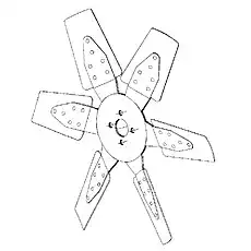 Вентилятор - Блок «Вентилятор»  (номер на схеме: 1)
