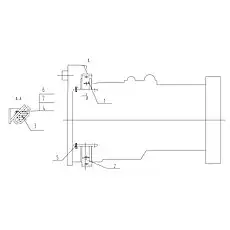Standard spring washer - Блок «Поддержка двигателя»  (номер на схеме: 4)