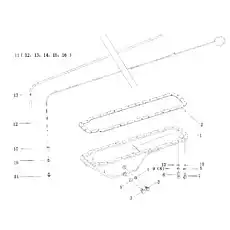 HEXAGON BOLT M8*45-12.9GB70 - Блок «Маслосборник в сборе»  (номер на схеме: 7)