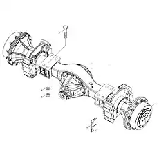 Front driving axle assembly - Блок «FRONT DRIVE AXLE INSTALLATION»  (номер на схеме: 1)