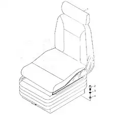 Plain washer - Блок «SEAT INSTALLATION ASSEMBLY»  (номер на схеме: 4)